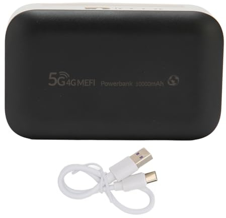 Haofy 4G-LTE-Router, Tragbarer AC1200-Band-entsperrter 4G-Modem-Router mit SIM-Kartensteckplatz, Mobiler -Hotspot für Reisen, Roadtrip, Urlaub, Vermietung, Camping, Treffen