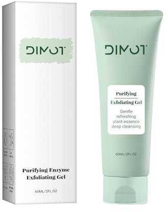 LMDGDS Peeling Gesicht - Sanftes Enzym-Peeling mit pflanzlichen Extrakten - Tiefenreinigung für Gesicht und Körper - 60ml