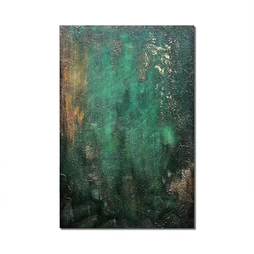 18meng Art Bilder Abstrakt Blau Türkis Leinwandbilder 200x100 cm Groß XXL Modern Leinwandbild Wohnzimmer Schlafzimmer Wandbild Kunstdruck Canvas Desing Wand Dekoration Kunstposter Ungerahmt