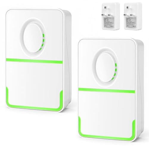 Air Purifier for Home & Office, Plug-in Ionic Air Freshener with 45 Million Negative Ions for Eliminating Smoke, Pet & Cooking Odours, Mini Portable Ioniser for Bedroom/Kitchen/Bathroom, 2 Pack