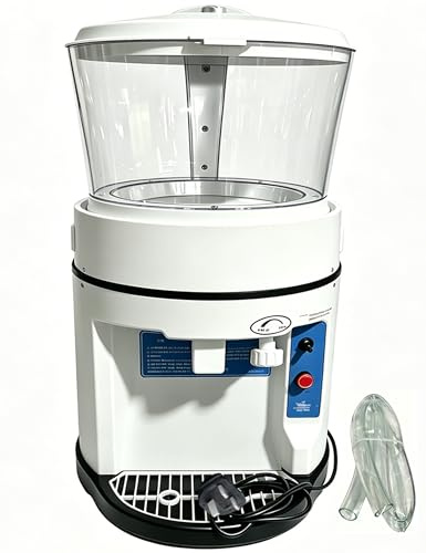 Toomidi Electric Commercial ice Shaver Crusher 480KG/H Snow Cone Maker Machine Aluminum Alloy Blades All-Copper Motor Thickness Adjustable for Restaurants Bars and Commercial Use