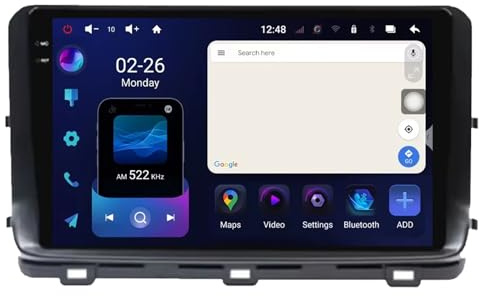 Car Stereo Carplay Radio de Coche para Kia Ceed 3 CD 2018-2022 Soporta Bluetooth, Control Volante, USB, WiFi, 4G, Mirror-Link, GPS Navegador/Radio FM, 4 Nuclear 1G+16G