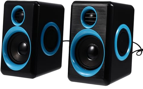 LIFKICH Mini Altoparlante per Computer Portatile e Fisso USB 2.0, Casse Stereo Compatte per Casa, Studio e Viaggi, Audio Multimediale Chiaro e Leggero