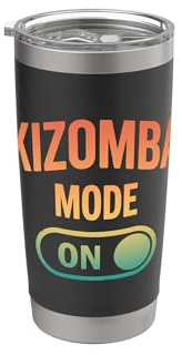 Modo Kizomba En Funny Kizomba Dancer Vaso térmico de acero inoxidable de doble pared