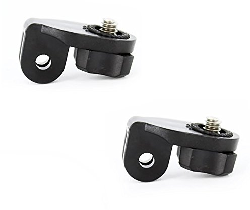 OCTO MOUNT | 2 pc Universal Gimbal Conversion Adapter Set for Sony Cam, Xiaomi, or GoPro. Has Camera Screw (1/4-Inch 20), Easily Connect Action Camera to GoPro Style Accessories.