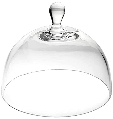 Utopia R90053 Dining Glass, Cloche, 7.5, 19 cm | Protects food from contaminants and maintains temperature, delivering reliable presentation for busy catering venues.