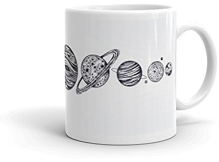 Planets Space Mars Moon Earth NASA Gift 10oz Coffee Tea Mug #8143