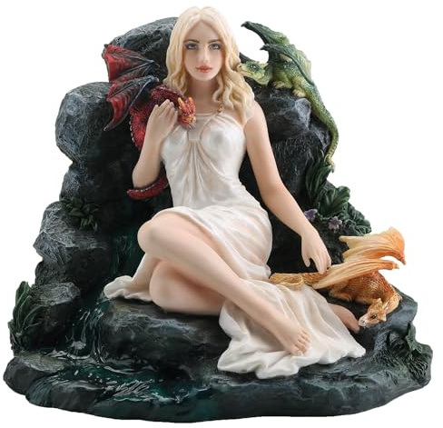 Veronese Design Skulptur Maiden und die Dragonlins