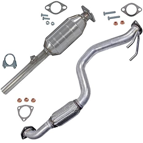 1x Katalysator für Euro 5 - Fahrzeuge inkl. Abgasrohr Hosenrohr vorne