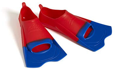 Zoggs Ultra Blue Flossen Training, Unisex, 311389, blau/rot, (EU33-34/ UK1-2)