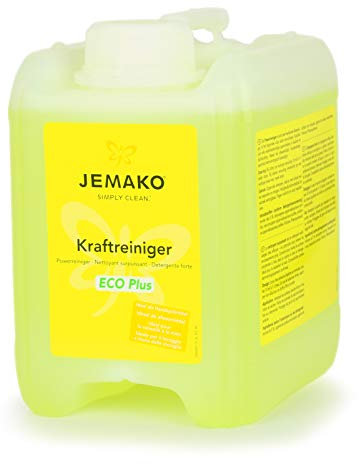 Jemako Kraftreiniger ECO Plus | Konzentrat | Besonders ergiebig | inkl. Mikrofasertuch (Gelb, 2 Liter)
