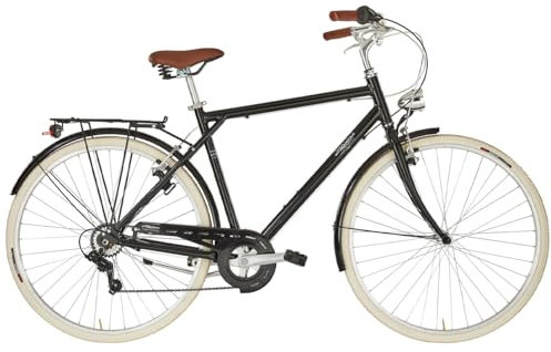 Alpina Bike Herren Bonneville Trekkingrad 6 V, schwarz, 28 Zoll