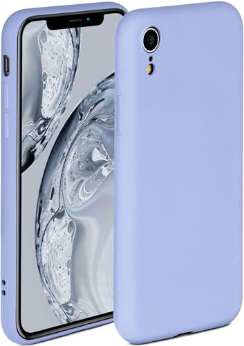 ONEFLOW Soft Case für iPhone XR Hülle aus Silikon mit Kameraschutz, Silikonhülle mit erhöhtem Schutz fürs Display, Backcover Schutzhülle, weiche Handyhülle, Hellblau