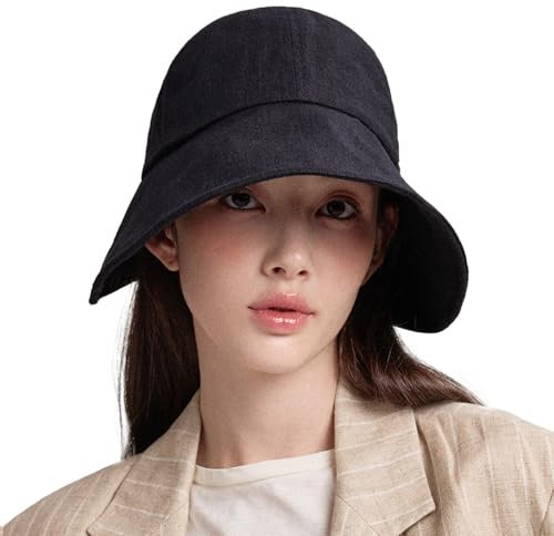 WHITE SANDS MOJA Damen New Katy Sonnenhut, Schwarz, S/L