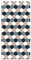 Panorama Alfombra Vinílica Cocina Salón - Varios Tamaños - (Mosaico Hexágonos Tono Azul 60x200 cm)