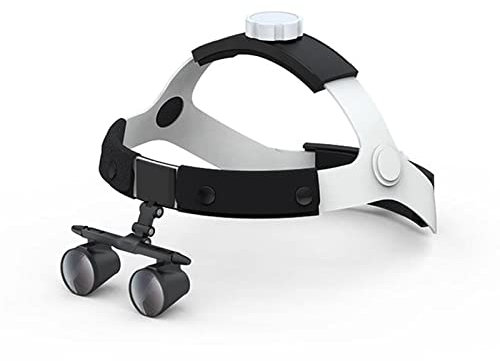 YZJJ Lupenbrille Kopflupe - Vergrößerungsbrille 3,5X Kopfbandlupe Stirnlupe Brillenlupe mit Beleuchtung Für Die Stomatologie Dental Orthopädie Naht Chirurgie Pädiatrisch Labor (Color : 3.5X)