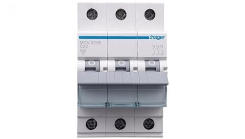 Wyłącznik nadprądowy 3P C 20A 6kA AC MCN320E