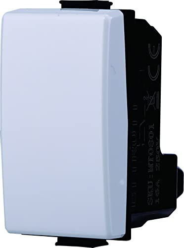 Pulsante Normalmente Aperto, Pulsante 1P 16A, Compatibile Con Bticino Matix, Da 1 Posto Modulo (1)