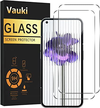 Vauki Verre Trempé pour Nothing Phone (1) [2 Pièces] Vitre Protection Écran Ultra HD Dureté 9H Glass Résistant Anti Rayures avec Haute Transparence à 99% Sans Bulles pour Nothing Phone (1) 6.55