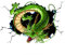 ZEARLY Cartoon Shenron Anime Auto Aufkleber Vinyl Auto Zubehör Auto Fenster Decal PVC 13cm * 12cm