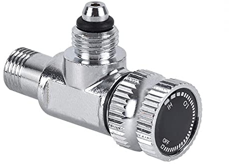 DONGKER Fish Tank CO2 Needle Check Valve,Stainless Steel Microdosing Valve Needle Bubble Counter Fish Tank Accessory