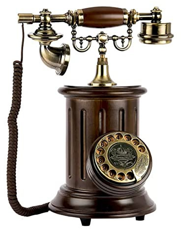 Retro Landline Telephone, Rotary Dial Phone, Classic Vintage Cord Phones, Suitable for Home Decor, Office, Star Hotel Decoration