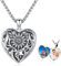 Odinstone Medaillon zum öffnen für bilder, Sonnenblume Medaillon Halskette Damen 925 Sterling Silber Anhänger, Foto Medaillon für Frauen, Geschenke für Frauen, Mama, Freundin