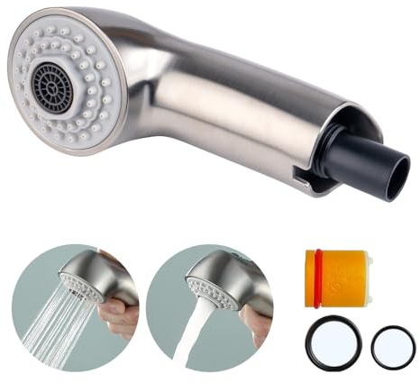 Ausziehbarer Sprühkopf für Grohe Küchenarmatur-Teile 46312SD0/46298SD0, ausziehbarer Sprühkopf, Wasserhahnkopf-Ersatz – RealSteel