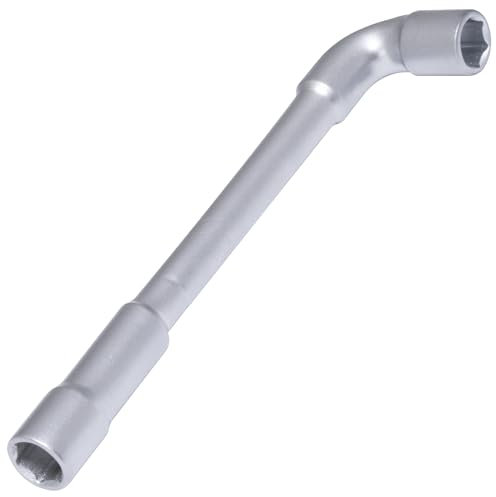 AERZETIX - C68497 - Clé à pipe débouchée 8 mm à 6 pans 118x27x12 mm - accessoire auto serrage assemblage desserrage - couleur argent