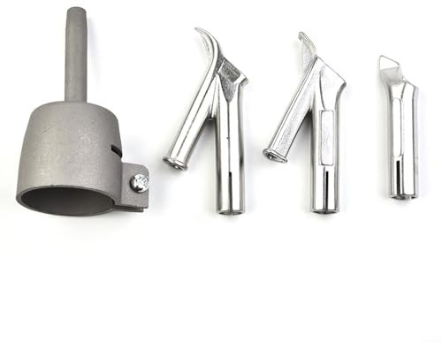 HPLIVE Schweißdüsen für PVC-Kunststoff, Heißluft, 5 mm, Schweißdüsen für PVC-Kunststoff, Heißluft, 5 mm, Schweißdüsen für PVC-Kunststoff, Heißluft-Gebläse (32 mm), 4 Stück