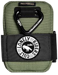 ULAC Neo Porter Radtail Verve Fahrradsatteltasche, Wasserabweisende Fahrrad-Untersitztasche zur Aufbewahrung von Fahrradzubehör (Noir Moss, 0,5 l)