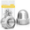 Caianwin M8 - Tuercas ciegas hexagonales con cabeza de cúpula de acero inoxidable, 20 unidades