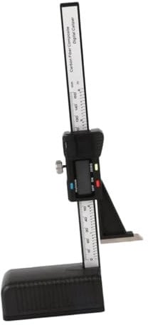 TOPPERFUN elektronischer Höhenmesser digitales Höhenmessgerät Kunststoff-Messschieber tragbar Gadget Messschieber aus Kunststoff 150-mm-Messschieber Anzahl Tischsäge Bremssattel Bremssättel