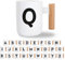 A-Z Tasse Personalisiert Initiale mit Namen, Namenstasse Personalisierte Geburtstagsgeschenk für Frauen, Monogramm Kaffee-Tasse & Tee-Becher, Weihnachten, Valentinstag, Buchstaben Kaffeetasse - Q