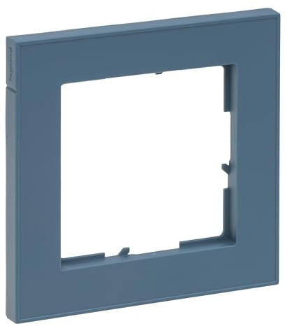 LEGRAND, SEANO+ 1-fach Rahmen, halogenfreies Thermoplast, nachhaltige Produktion und Verpackung, Farbe: Petrol lackiert, 765581