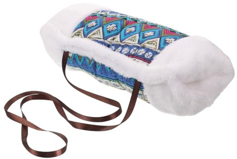 INOOMP Handmuff Damen Tragbarer Wärmebeutel Praktischer Wärmer Ärmel Zarter Outdoor Winter Handwärmer Bequemer Pelzmuff Für Kaltes Wetter