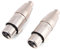 Sunicon Adattatore da 2 pezzi da XLR a RCA, adattatore da connettore per microfono per microfono audio XLR a 3 pin femmina a RCA femmina