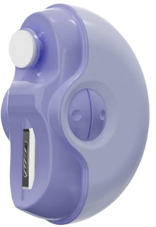 2 in 1 Electric Polishing Automatic Nail Clippers, Electric Nail Clippers, Quiet, Safe and Gentle, Rechargeable and Portable Toe Trimmer (Purple)