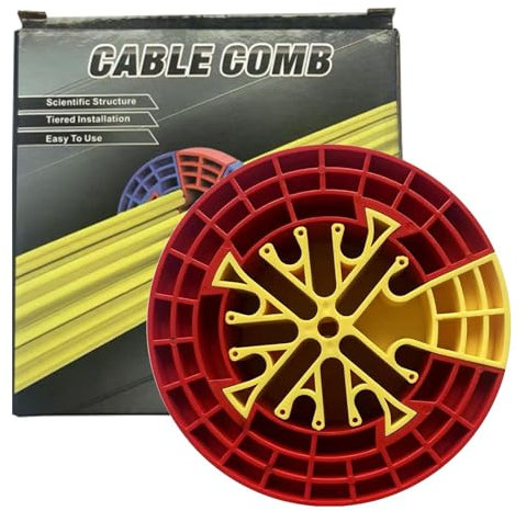 Cables Combs Tool, Cable Dresser Bundler Organizing Tool, Wire Comb, Data Cables Combs, Practical Wire Comb, Cable Dresser, Portable Network Data Wire Comb, Organizing Tool for Cable Management