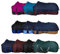RL24 - Winterdecke Weidedecke 600D Basicline – atmungsaktive, Wind- & wasserdichte Outdoordecke mit Innenfutter & Kreuzbegurtung – Pferdedecke in Blau/Babyblau – 145cm (100g/m² Füllung)