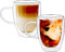 Viceda Coffee Mugs, 2 Pcs Double Walled Coffee Cups with Handle, 350ml Large Capacity Cups for Tea Beer Drinking Juice Cappuccino Latte