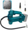 Akku Kompressor kompatibel mit Bosch Professional 18V System Akku GBA mit LED Lampe 160 PSI kabellose tragbare elektrische Luftpumpe mit digitalem Manometer für Auto, Fahrrad, Sportball (TOOL BARE)