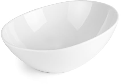 LACOR - 63291 - Bol incliné classique, Mélamine, Sans BPA, Passe au lave-vaisselle, Empilable, Ø 25 cm, Blanc