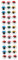 Angoily 3sets for Eyes Eyeballs for Crafting Craft Eyes Googly Eyes Stickers Eyes Blue Large Colored Patches Doll Eyes Crafts Jumbo Googly Eyes Supplies Plastic Colorful 200pcs*3
