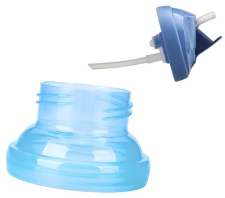 Pumpenflaschenadapter 2 Stück für Weithalsflaschen Blau Pp | Schraubverschluss, Schützt vor Auslaufen Beim Abpumpen, Kompatibel mit Milchflaschen