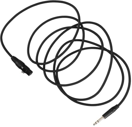SEWACC Cavo Audio Bilanciato Trs Maschio Xlr Femmina per Microfono Condensatore Supporto Alimentazione Trasmissione Audio Hi-fi Chiara e Portatile per Mixer e Setup Mobile
