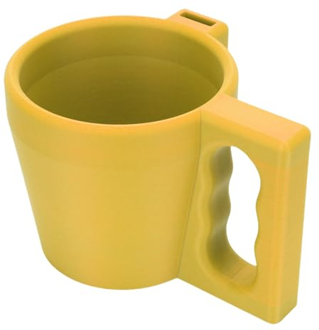 RASTKY Porte-Pinte de Crème Glacée Réutilisable avec Poignée – Porte-Pinte de Crème Glacée Réutilisable élégant Multifonctionnel isolé pour Récipient de de, Yaourt, Dessert – Isolée (YELLOW)