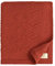 Linen & Cotton Decke Wolldecke Gestrickt Arianna - 100% Reine Neuseeland Wolle, Dunkelrot Bordeaux Rot (120 x 180cm) Wohndecke Kuscheldecke Strick Sofadecke Strickdecke Plaid Schurwolle Couch Sofa