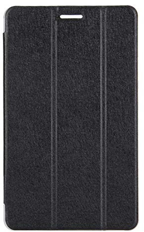 Caja de Repuesto para Tableta, 8 Pulgadas de Textura de Seda Horizontal Flip Tablet PC Funda de Cuero Funda de Carcasa for Huawei MediaPad T3 con Soporte Plegable 3 (Color : Black)