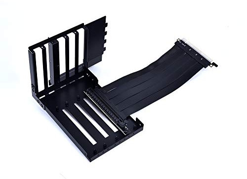 Lian Li O11DXL-1 Vertical GPU Bracket Kit PCI-e 3.0 – Vertical Graphics Card Holder for O11Dynamic XL Case, 200mm Riser Cable Included